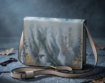 The Mysteries of Udolpho — Ann Radcliffe 1794 Book-shaped Crossbody Bag