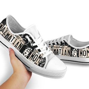 Dalmatian Mom Low Top Shoes, Unisex Adult Shoes Gifts for Mother&#39;s Day, Shoes