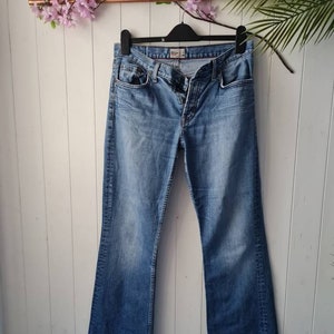 Vintage Jeans, Tommy Hilfiger, Boot Cut, Faded, stonewashed Jeans, 90s y2k jeans, retro boho hippie, coole jeans