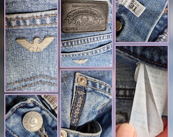 Vintage Georgio Armani Simin T Spa Jeans in Stonewashed Denim