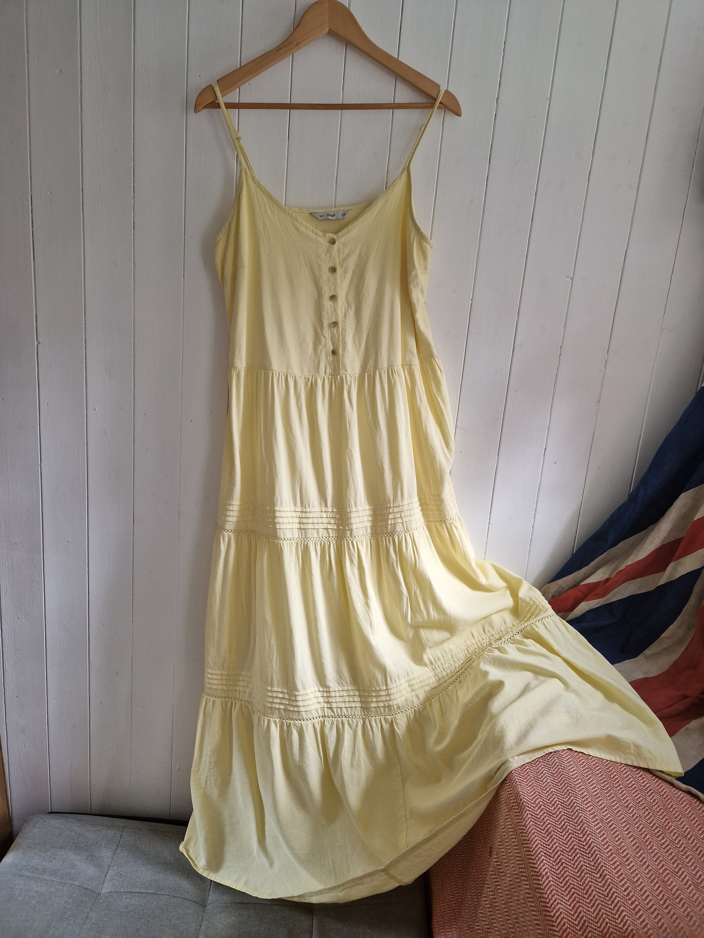 Lemon floaty clearance dress