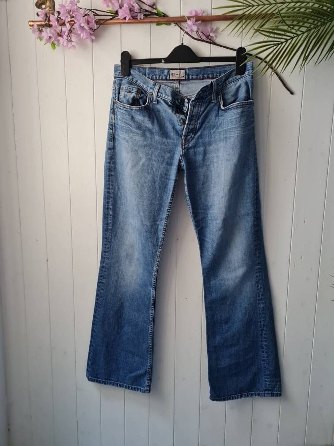 Vintage Jeans, Tommy Hilfiger, Low Rise, Boot Cut, Faded, Stonewashed  Jeans, 90s Y2k Jeans, Retro Boho Hippy, Cool Jeans - Etsy