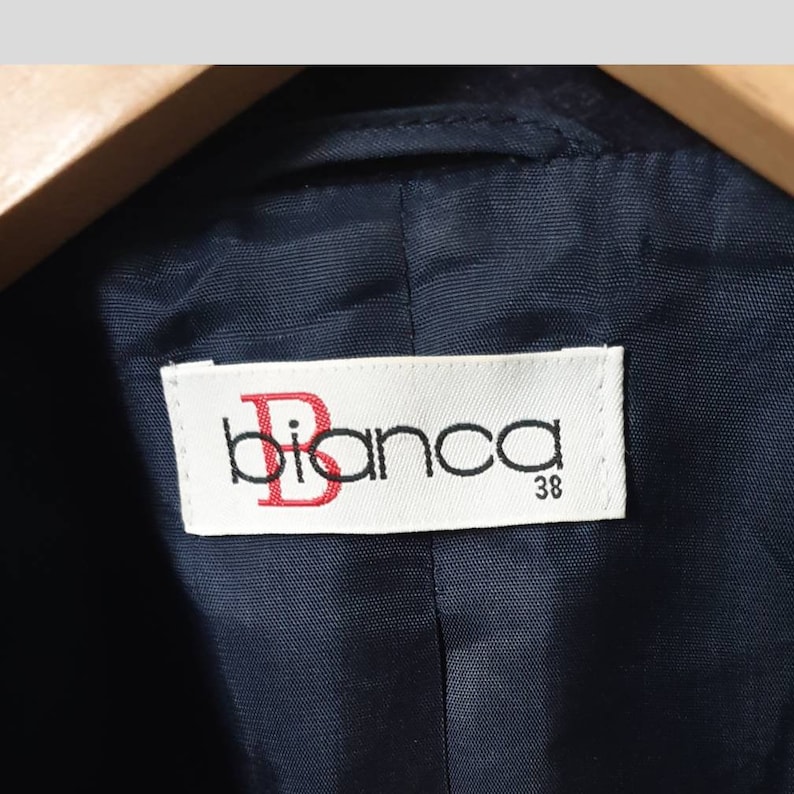Vintage jacket vintage blazer Bianca vintage wool blazer checked jacket 90s vintage blazer