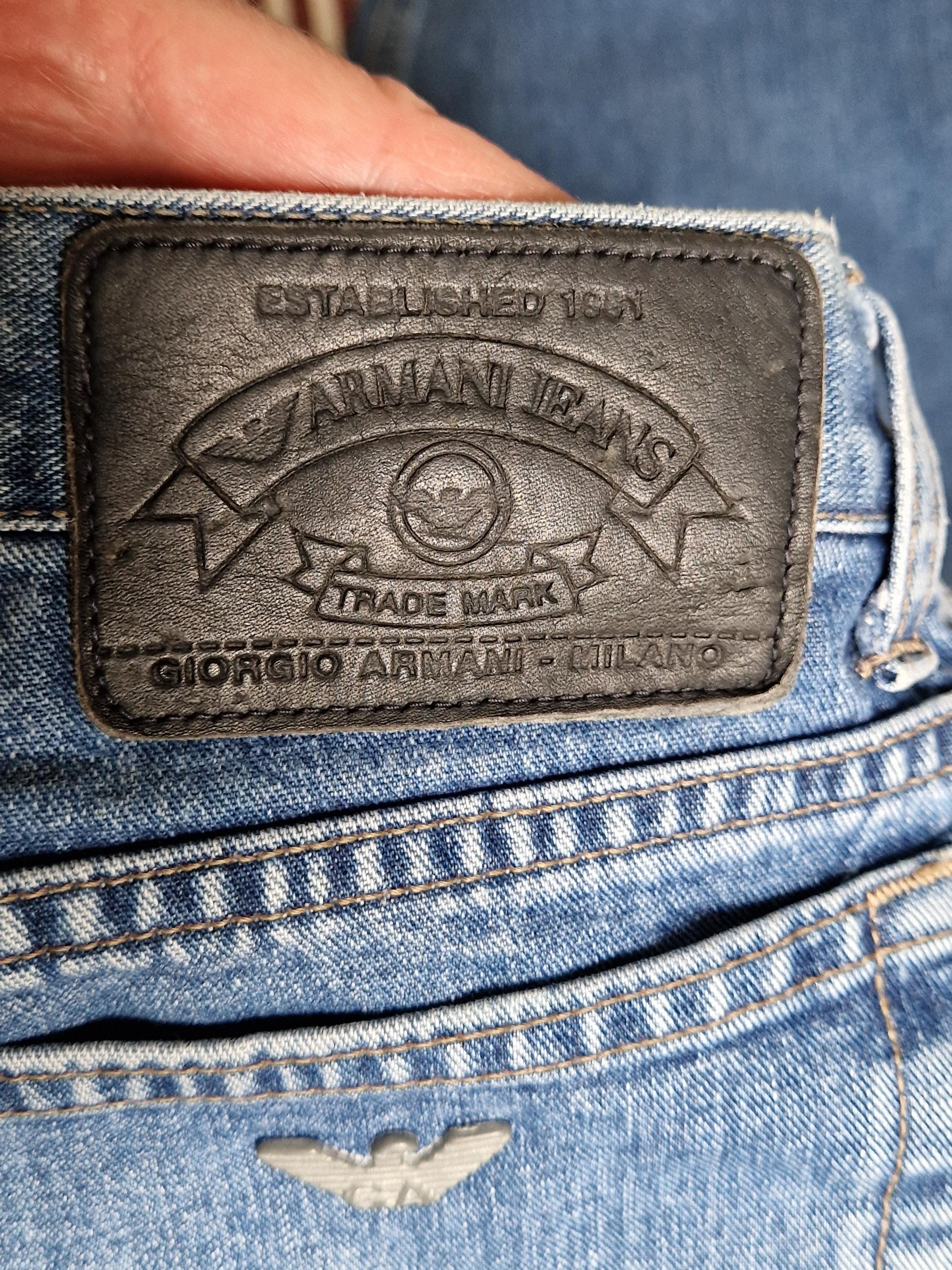 Vintage Georgio Armani Simin T Spa Jeans in Stonewashed Denim