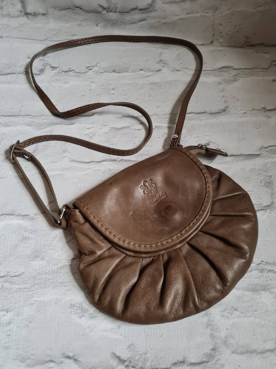 Bags & Purses Handbags Top Handle Bags Italian Vera Pelle Women Shoulder Bag With Adjustable Strap Woodland Leathers Ladies Cross Body Messenger Bag 