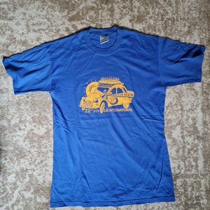 Vintage 2cv tshirt, 22nd 2cv International, Bicton Devon, 2cv tshirt, citroen car tshirt