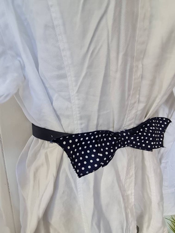 Cute Retro Belt 50s Style Spotty Bow in 