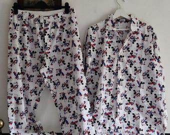 Mens Vintage Paisley Pyjamas Macy s 60s 70s Brush Cotton Flannel Pyjamas Good Quality Pyjama Set Retro Gift for Him Size XL Etsy Canada