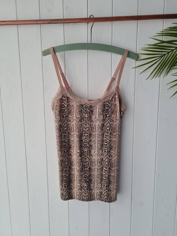 Animal print stretch vest cami top by SophieB lac… - image 7