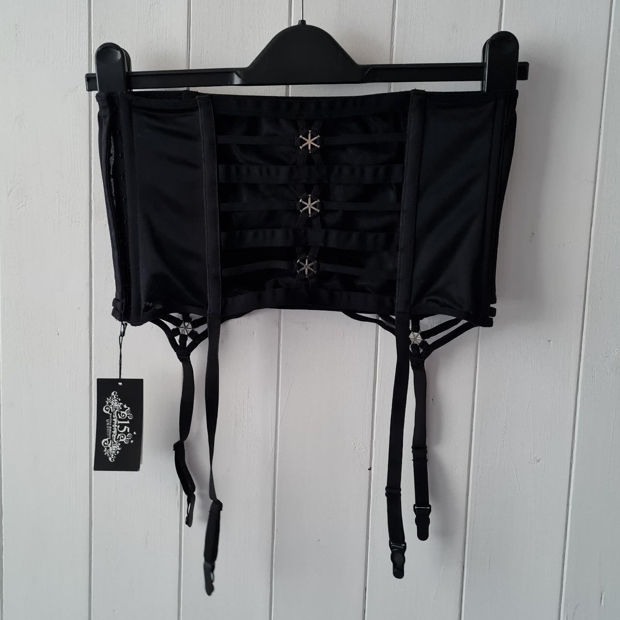 Marlies Dekkers cage suspender belt in black, undressed collection, deadstock unworn, gift for herthumbnail