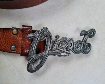 Diesel Belt Buckle - Etsy Australia