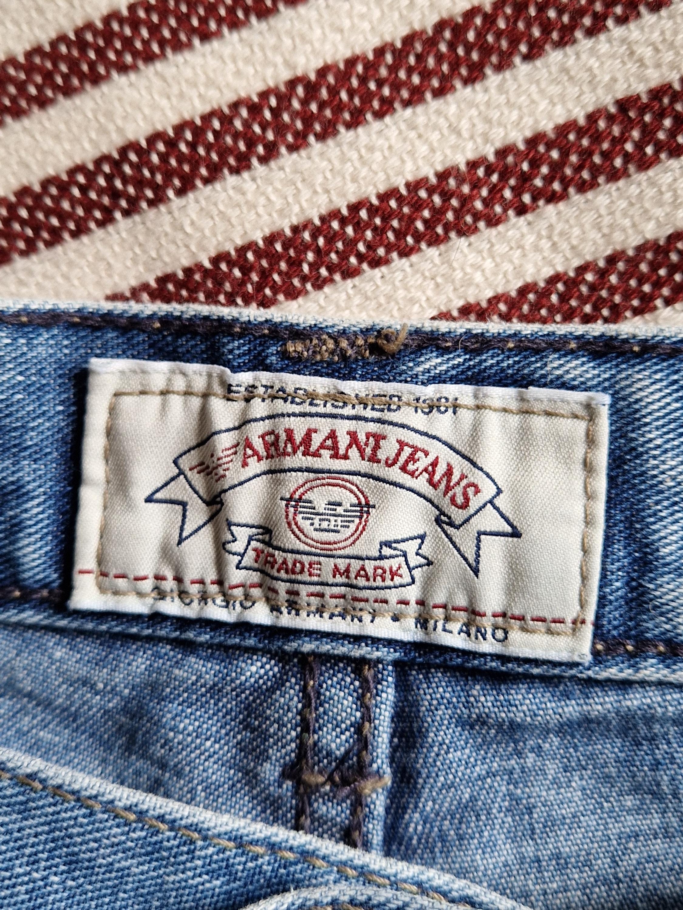 Vintage Georgio Armani Simin T Spa Jeans in Stonewashed Denim