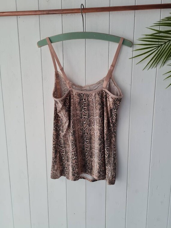 Animal print stretch vest cami top by SophieB lac… - image 8