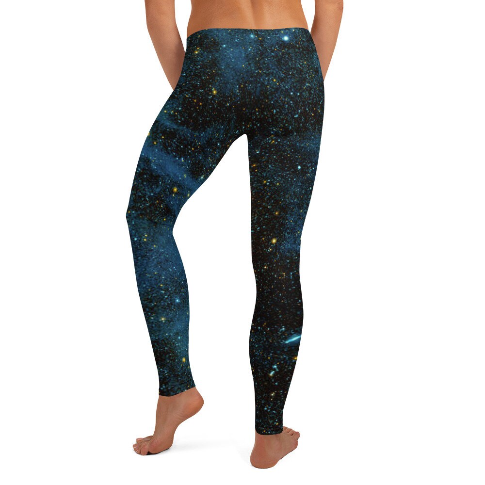 Space Leggings Festival Leggings Galaxy Print Pants - Etsy