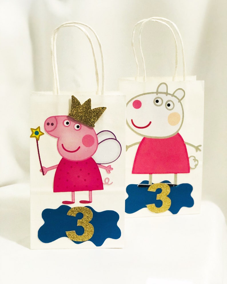 Peppa Pig Favor Bags Etsy