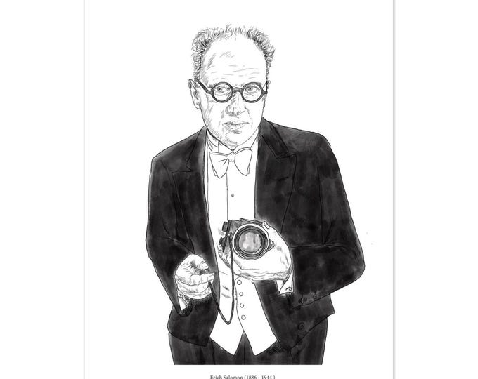 Famous Photographers - Erich Salomon - Premium Poster on matte paper