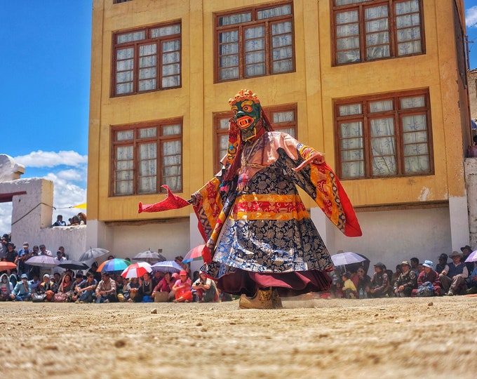 mask dance, Ladakh 2018