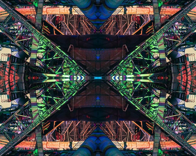 Landschaftspark Duisburg - abstract