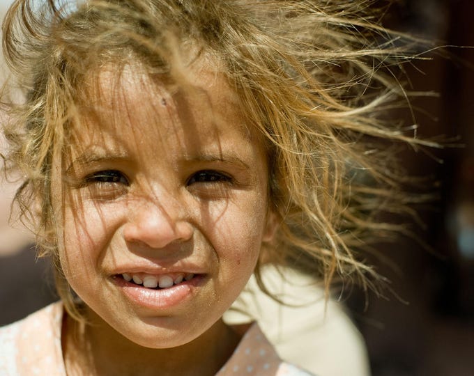 Nomad girl in Jordan, 2011