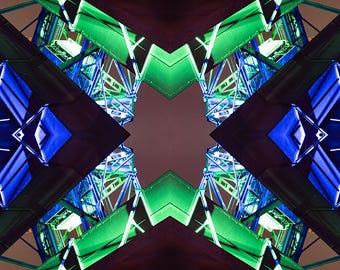 Landschaftspark Duisburg - abstract