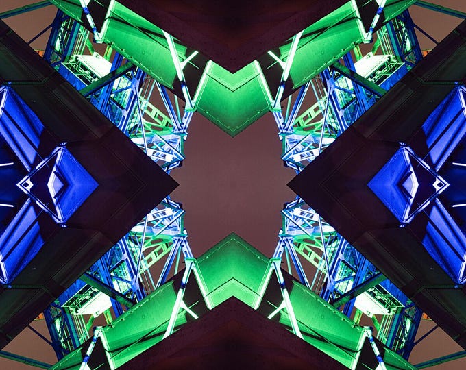 Landschaftspark Duisburg - abstract