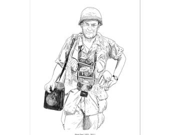 Famous Photographers - Horst Faas - Premium Poster on matte paper