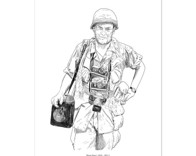 Famous Photographers - Horst Faas - Premium Poster on matte paper