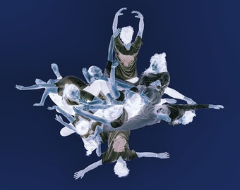 Rorschach Dance in Blue, 2023 - Poster