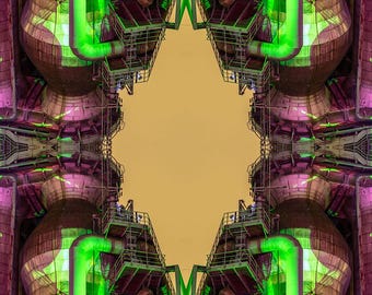 Landschaftspark Duisburg - abstract