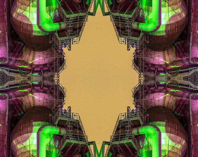 Landschaftspark Duisburg - abstract