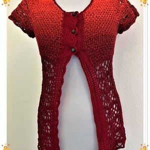 Crochet pattern for the Solea summer vest (German instructions)