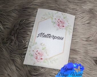 Mother passport sleeve made of felt with name or saying, baby, pregnancy, passport sleeve, small gifts, pregnant, personalized, printed,