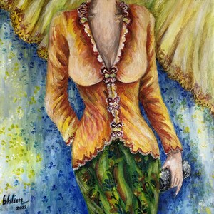 Portrait of a Lady (A Peranakan/Nyonya Lady)