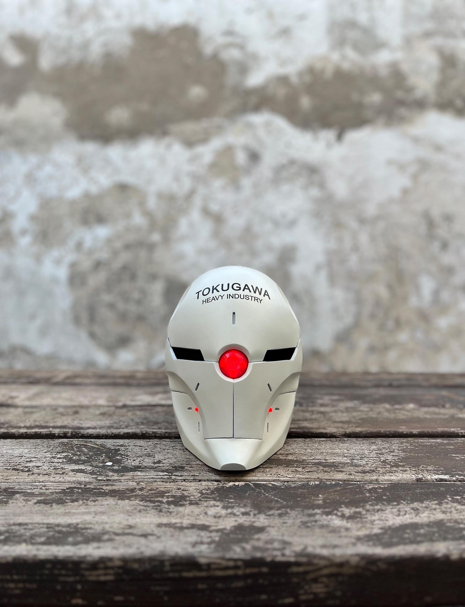 Gray Fox Helmet: (wearable With Leds) - Etsy