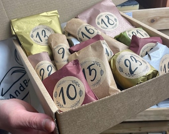 Advent Calendar Bath Bombs and Self Care  - 24 days till Christmas- Luxury and  Spa Advent Calendar