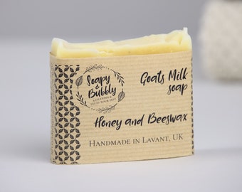 Goats Milk, Honey And Beeswax Soap | Improved Formulation