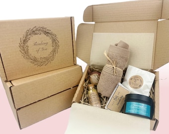 Eco Friendly Wellness Box – Self Care Relaxation Hamper Thinking of You