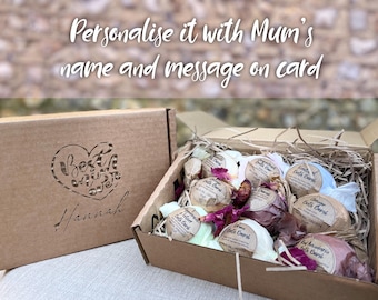 Personalized Bath Bomb Gift Set: Mother's Day Relaxation Box