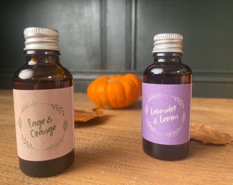 Natural Cleaner Refill Pack of two Eco Friendly All Purpose Surface Spray Concentrate with Pure Essential Oils, Zero Waste Plant Based