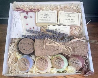 Personalised Spa Gift Set for Her, Laser Engraved Pamper Hamper, Self Care Box, Birthday Gift for Best Friend, Thank You Teacher