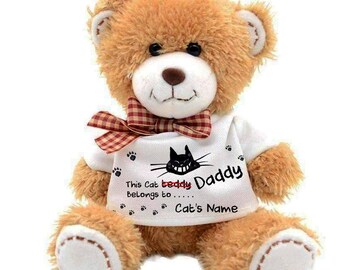 personalised cat teddy