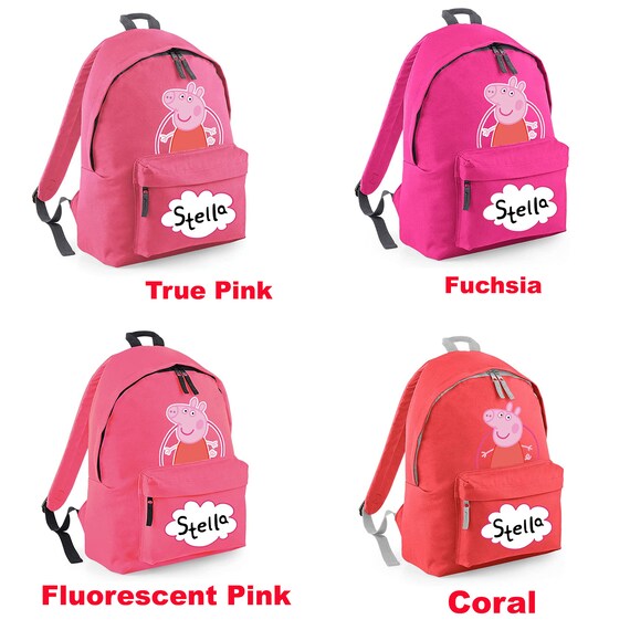 Cute Pig School Bag Personalised Backpack Bag Gift for Kids