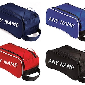 Personalised with Any Name Football/Golf/Sport Boot/Shoe/Travel Bag for Boy/Girl Men/Women.