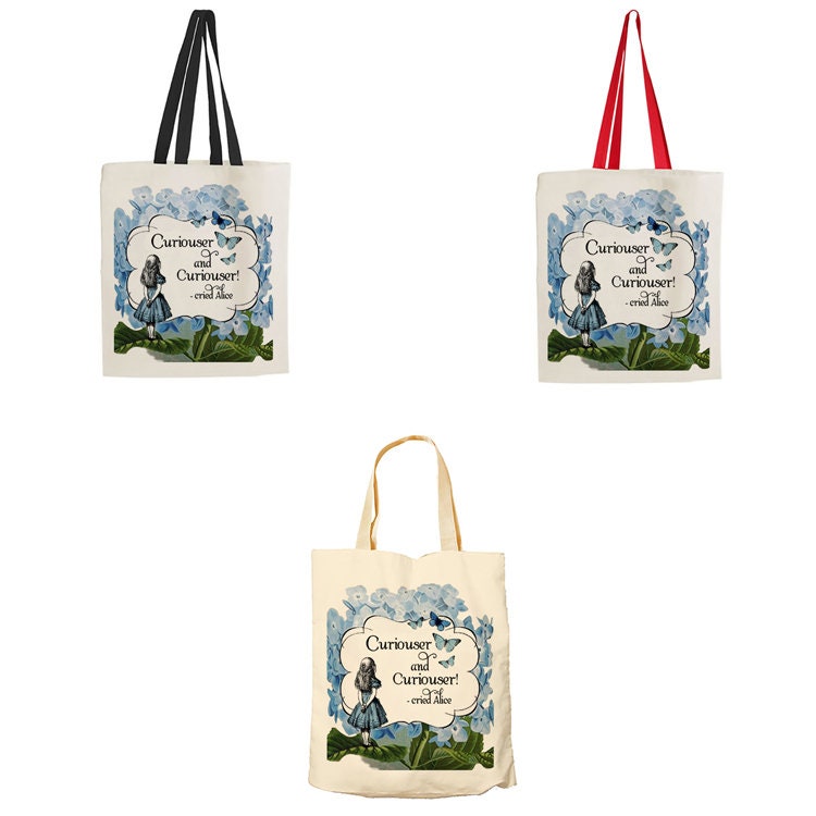 Alice: Curiouser and Curiouser exhibition tote bag
