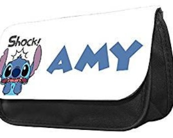 Personalize Pencil Case-back to School Shock Stitch,pencil Case