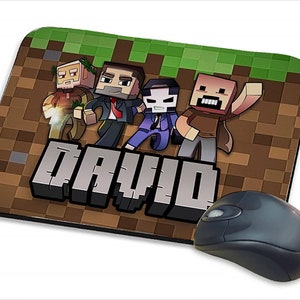 Pixel Art ANY NAME Cool funny Video Gamer, Gaming Enthusiast Birthday Gift for Kids, Boys, Girls, iPad Air/Pro/Mini, Laptop Sleeve/Cover. Mousemat
