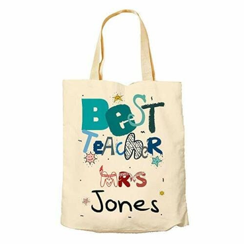 Tote Bags Teacher Giftthank You Book Bag End of Term - Etsy UK