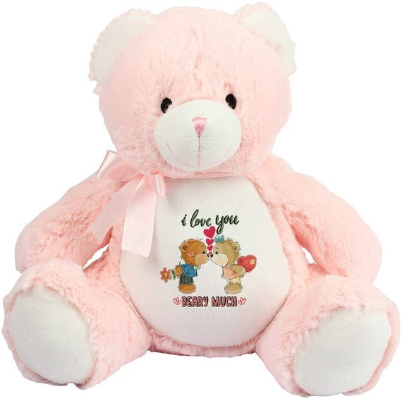 I Love You Beary Much Teddy Bear Plush Soft Toys For Etsy I Love You Beary Much Teddy Bear Plush Soft Toys For Etsy