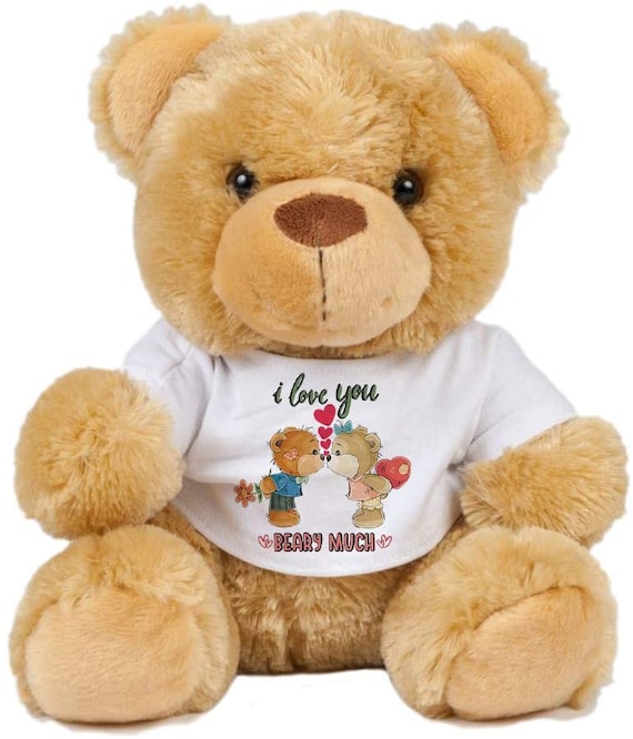 Ti amo Beary Molto orsacchiotto peluche peluche giocattoli per San Valentino,  regalo per lui / lei, marito / moglie, ragazza / ragazzo, anniversario. -   Italia