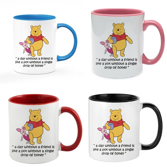 Winnie the Pooh and Piglet Friends a tema 11 oz Tazza di Caffè/Tazza. -   Italia